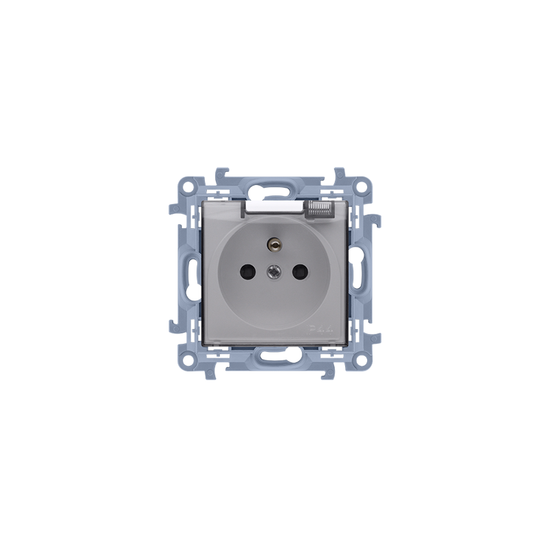 Gniazdo SIMON 10 IP44 z uziemieniem i klapką | CGZ1BC.01/11A | SIMON