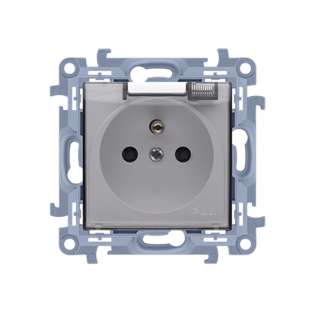 Gniazdo SIMON 10 IP44 z uziemieniem i klapką | CGZ1BC.01/11A | SIMON