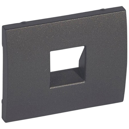 SISTENA LIFE PLAKIETKA CHOCO DO POJEDYNCZEGO GNIAZDA TELEFONICZNEGO, Legrand