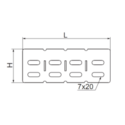 LKJH42/1 – Łącznik kątowy do korytka 142600 |BAKS| Elgra Bytom