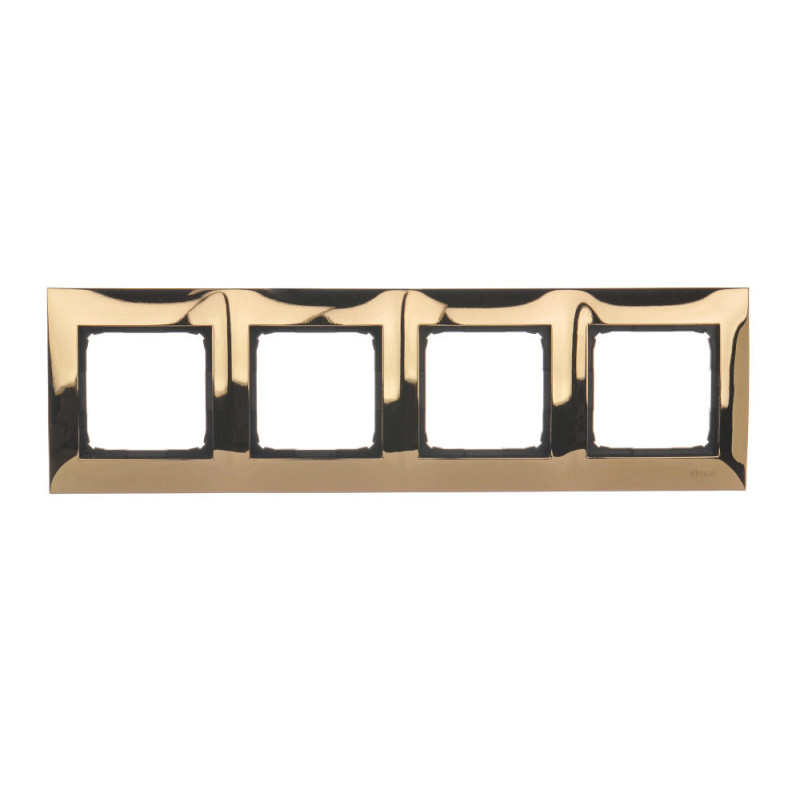 Ramka 4-krotna SIMON 54 PREMIUM złoto IP20/IP44 DR3/11