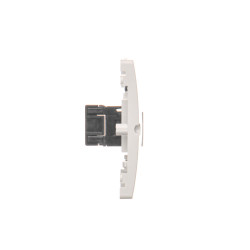 Gniazdo komputerowe SIMON BASIC RJ45 kat. 5e biały |KONTAKT SIMON| Elgra Bytom