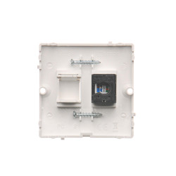Gniazdo komputerowe SIMON BASIC RJ45 kat. 5e biały |KONTAKT SIMON| Elgra Bytom