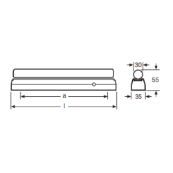 Oprawa LINESTRA SET 92420 60W 506LM 484MM |Ledvance| Elgra Bytom