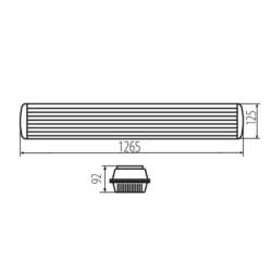 Pyłoszczelna oprawa 2x36W T8 MAH PLUS-236-ABS/PC |Kanlux 18521| Elgra Bytom