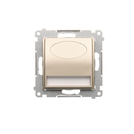 Simon 54 WMDO‑Sxxxx1‑044 1,1 W LED 3100K ZŁOTY MAT | Kontakt‑Simon DOS.01/44| Elgra Bytom