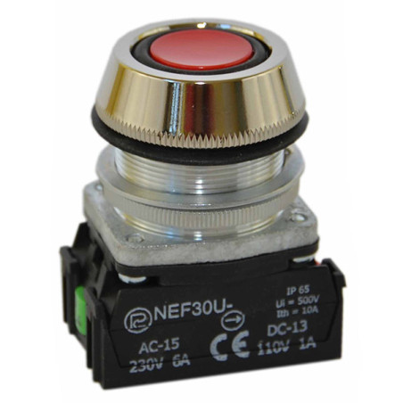 NEF30-UKCXY PRZYCISK CZERWONY