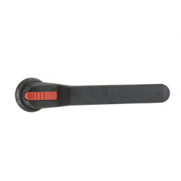 OHB274J12 Rączka czarna IP65, długość 274mm, na wałek 12mm, oznaczenie: I-0, ON-OFF, blokada kłódkowa w pozycji OFF/0, blokada