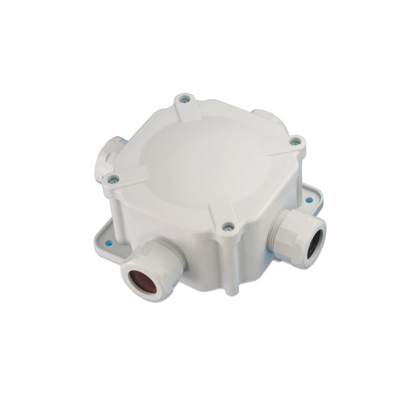 Puszka herm. BOX SZARA PG21, IP 67 (5X6mm2) 27P A.0036