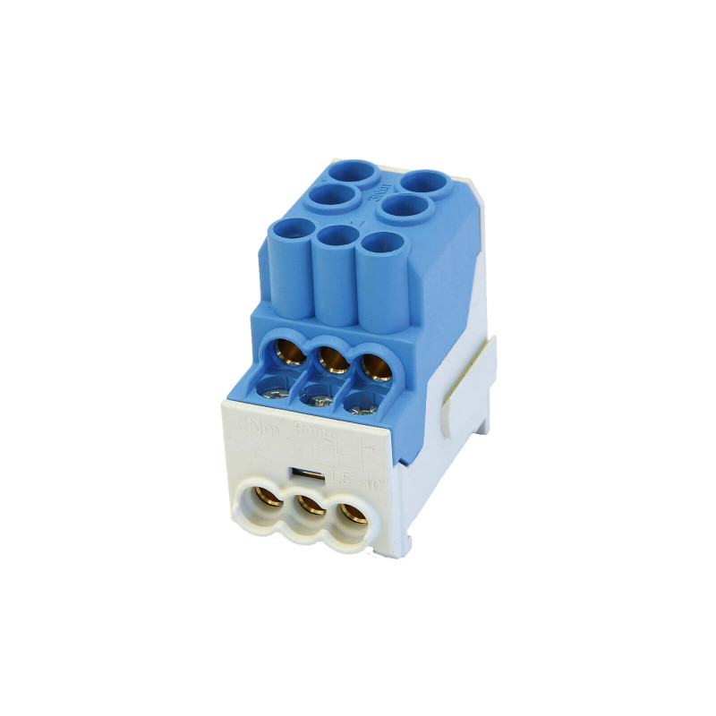 SDB 100 Blok rozdzielczy - dystrybucyjny Al/Cu 80010 SIMBLOCK niebieski SDB 100 Blok rozdzielczy - dystrybucyjny Al/Cu 80010 SIMBLOCK niebieski