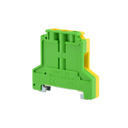 ZSO1-4.0 Złączka szynowa gwintowa ochronna / 4 mm2 /TS 35 / 1 tor żółto-zielony