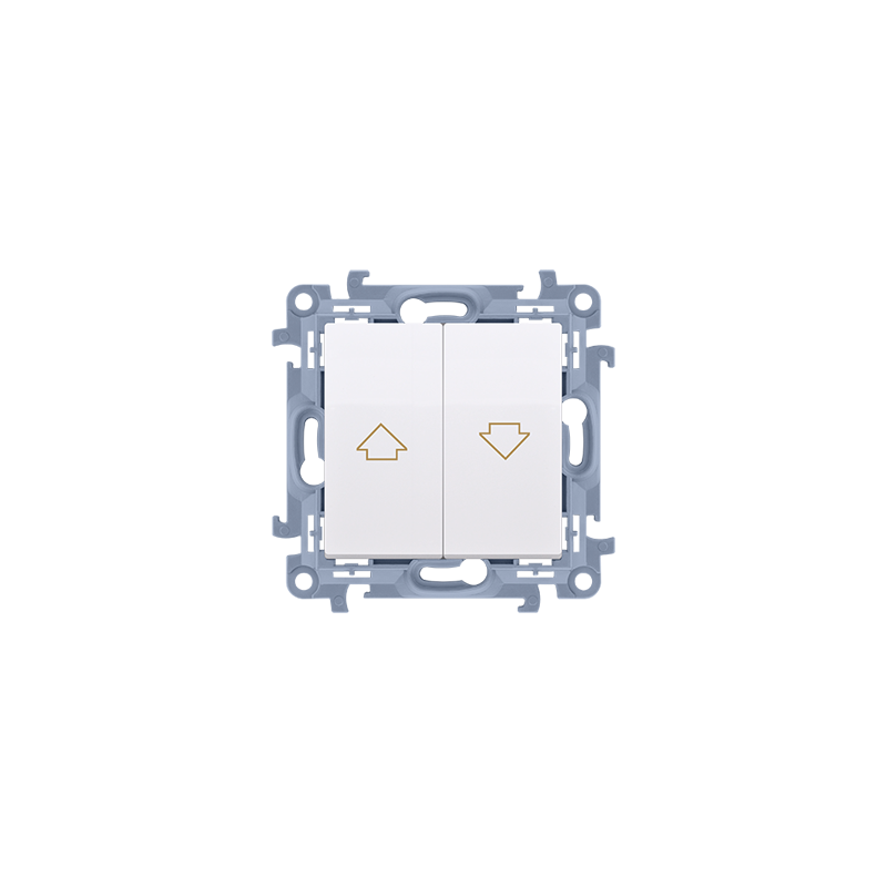 SIMON 10 Przycisk żaluzjowy 10A 250V biały CZP1.01/11