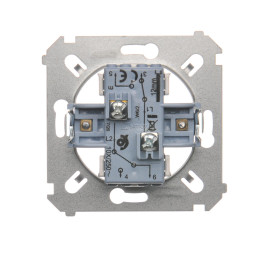 SW6/2M Łącznik schodowy podwójny (mechanizm) 10AX, 250V~, zaciski śrubowe