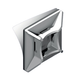 Podstawka montażowa samoprzylepna PMS-25-25-100 biała (PTZ) (100 szt.)  25.225