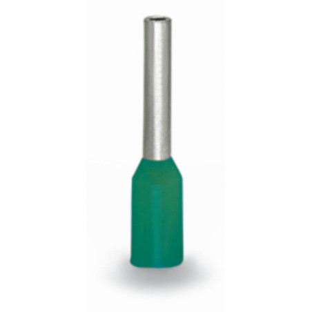 Tulejka do 0.34mm2/22 AWG z kołnierzem z tworzywa zielony 216-322