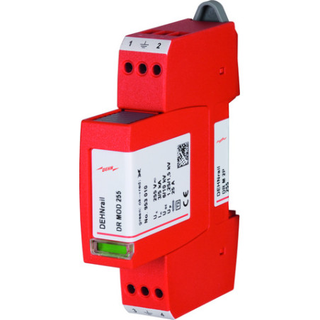 Ogranicznik przepięć Typ T3 2-bieg 5kA 1,5kV DEHNrail M 2P 255