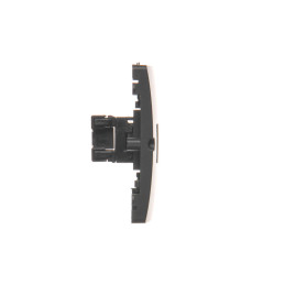 Gniazdo komputerowe RJ45 pojedyncze, kategoria 5e grafit matowy BMF51.02/28