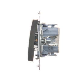 Łącznik jednobiegunowy (moduł) antracyt DW1.01/48 Simon 54