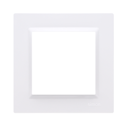 CR1/11 Ramka 1-krotna - uniwersalna poziom i pion biała