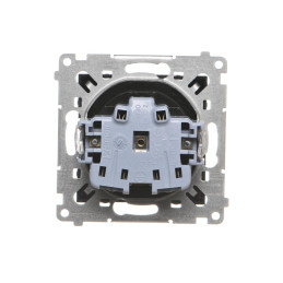 Gniazdo wtyczkowe do wersji IP44 bez uszczelki (moduł) 16A, 250V czarny mat DGZ1BUZ.01/49A SIMON 54