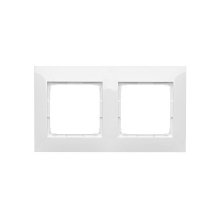 DR2/11 Ramka 2-krotna PREMIUM IP20 / IP44  biały SIMON 54 PREMIUM