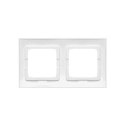 DR2/11 Ramka 2-krotna PREMIUM IP20 / IP44  biały SIMON 54 PREMIUM