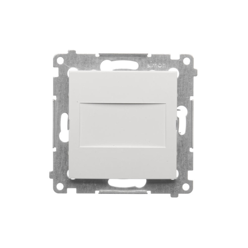 DPS.01/11 Zaślepka ramki (moduł). Mocowanie za pomocą łapek lub wkrętów  biały SIMON 54