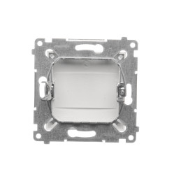 DPS.01/11 Zaślepka ramki (moduł). Mocowanie za pomocą łapek lub wkrętów  biały SIMON 54