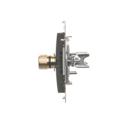 SIMON 54 DGL2.01/48 Gniazdo głośnikowe pojedyncze (moduł). Przekrój przewodów dla wyjścia do 6 mm2  antracyt