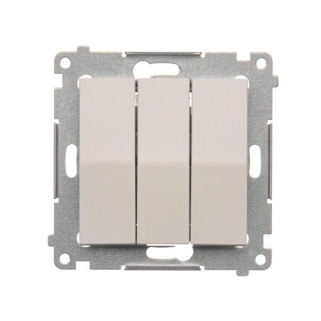 SIMON 54  DW31.01/11 Łącznik potrójny (moduł) 10AX, 250V~, szybkozłącza  biały