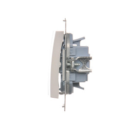 SIMON 54  DW31.01/11 Łącznik potrójny (moduł) 10AX, 250V~, szybkozłącza  biały