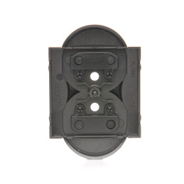 DGZ2MZP/48 Pokrywa gniazda podwójnego z przesłonami do ramek PREMIUM  antracyt SIMON 54