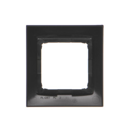DR1/49 Ramka 1-krotna PREMIUM IP20 / IP44 czarny mat SIMON 54 PREMIUM