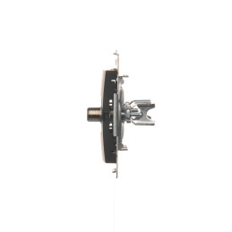 DASF1.01/49 Gniazdo antenowe SAT pojedyncze (moduł). Do instalacji indywidualnych czarny mat SIMON 54