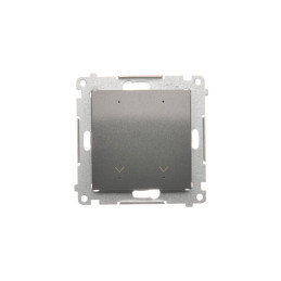 DEZ2.01/48 Łącznik/Przycisk roletowy podwójny elektroniczny (moduł) 230 V  antracyt SIMON 54