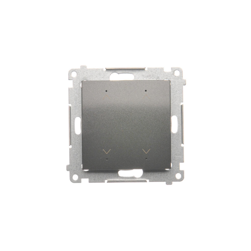 DEZ2.01/48 Łącznik/Przycisk roletowy podwójny elektroniczny (moduł) 230 V  antracyt SIMON 54