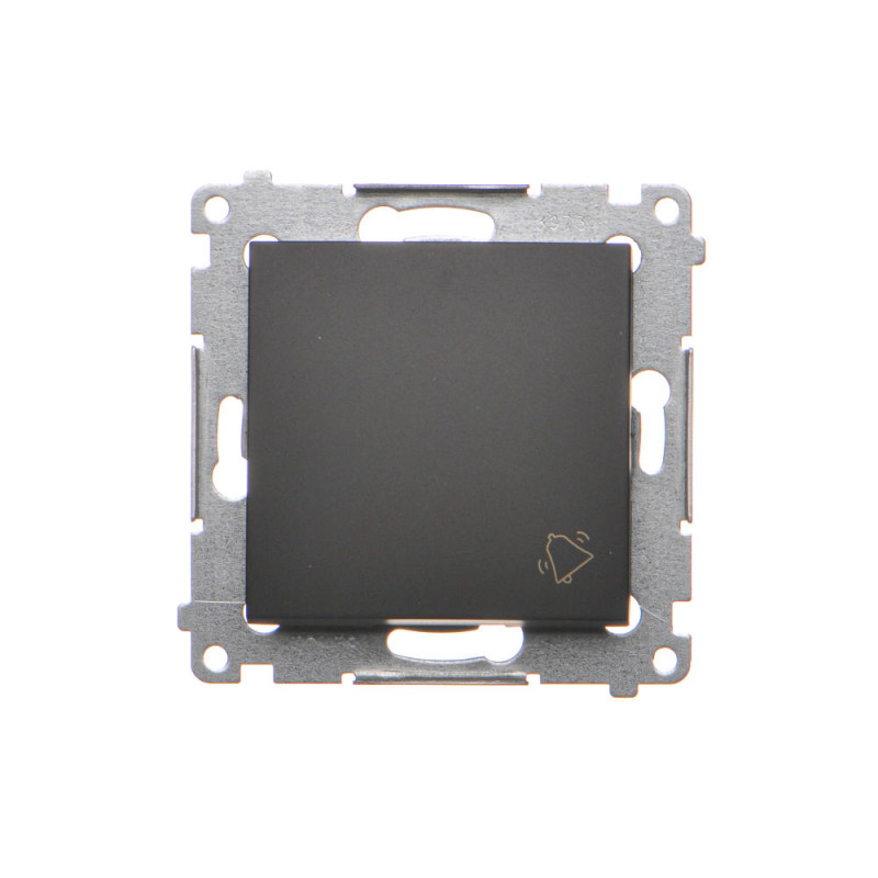 DD1.01/49 Przycisk „dzwonek” (moduł) czarny mat SIMON 54