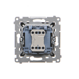 DS1.01/49 Przycisk „światło” (moduł) czarny mat SIMON 54