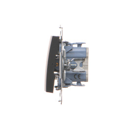 DS1.01/49 Przycisk „światło” (moduł) czarny mat SIMON 54