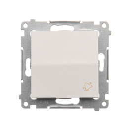 Przycisk dzwonek (moduł) szybkozłącza biały DD1.01/11 SIMON 54