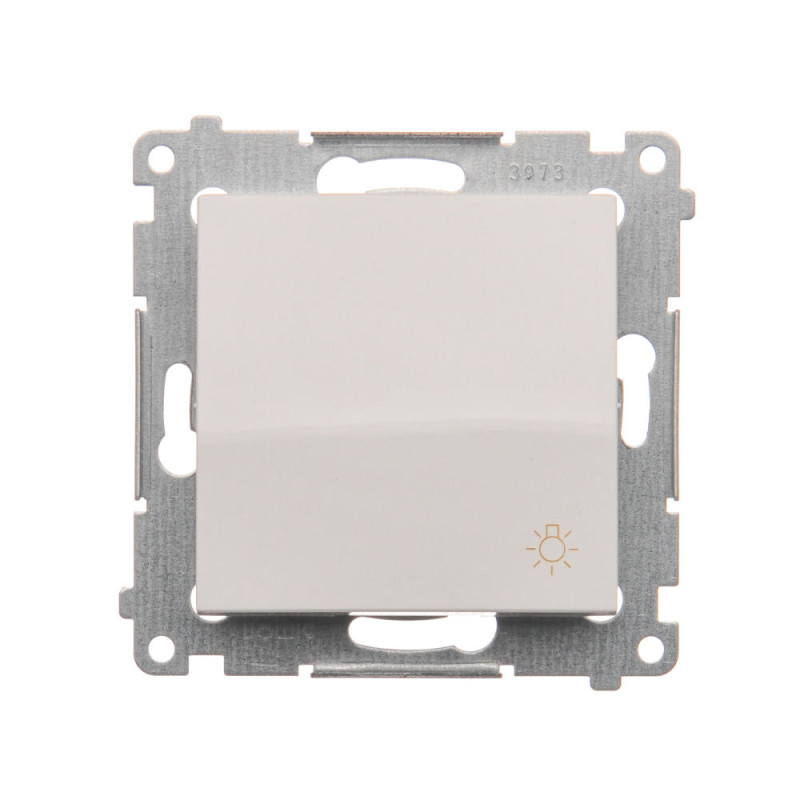 Przycisk „światło” (moduł) szybkozłącza biały DS1.01/11 SIMON 54