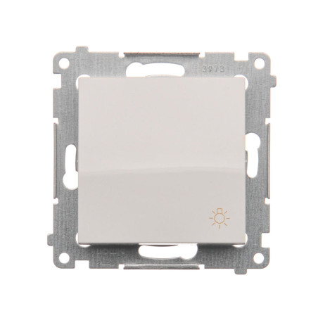 Przycisk „światło” (moduł) szybkozłącza biały DS1.01/11 SIMON 54