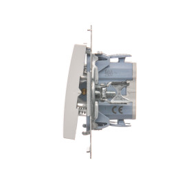 Przycisk „światło” (moduł) szybkozłącza biały DS1.01/11 SIMON 54