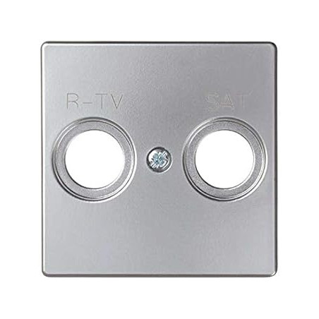 Pokrywa gniazda RTV-SAT aluminium mat SIMON 82