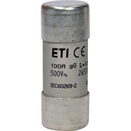 CH22x58 gG 100A/500V Wkładka topikowa cylindryczna 002651050