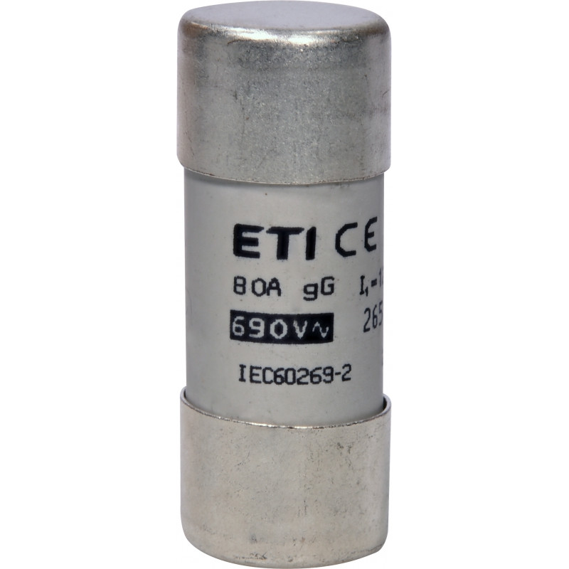 Wkładka topikowa cylindryczna CH22x58 gG 80A/690V