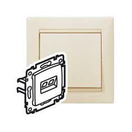 VALENA GNIAZDO 1XRJ45 KAT 5E UTP KREM, Legrand