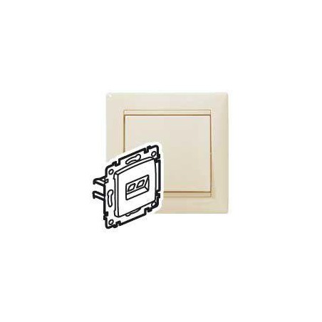 VALENA GNIAZDO 1XRJ45 KAT 5E UTP KREM, Legrand