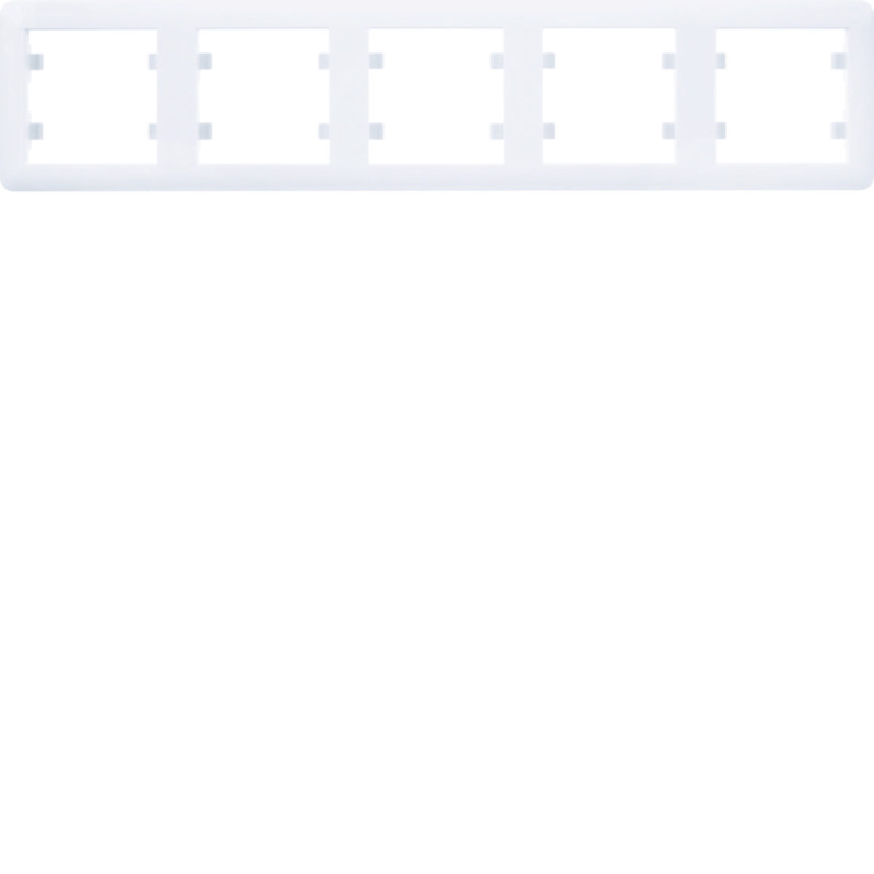 lumina soul Ramka 5-krotna pozioma, biały