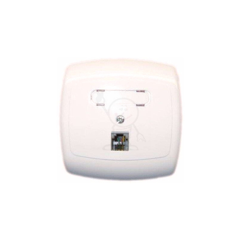 Gn. telef. 1-kr. z polem opisowym beżowe